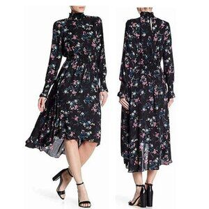 Nanette Lepore Sophisticated Floral Printed Women's A-Line Dress sz 4-6 READ